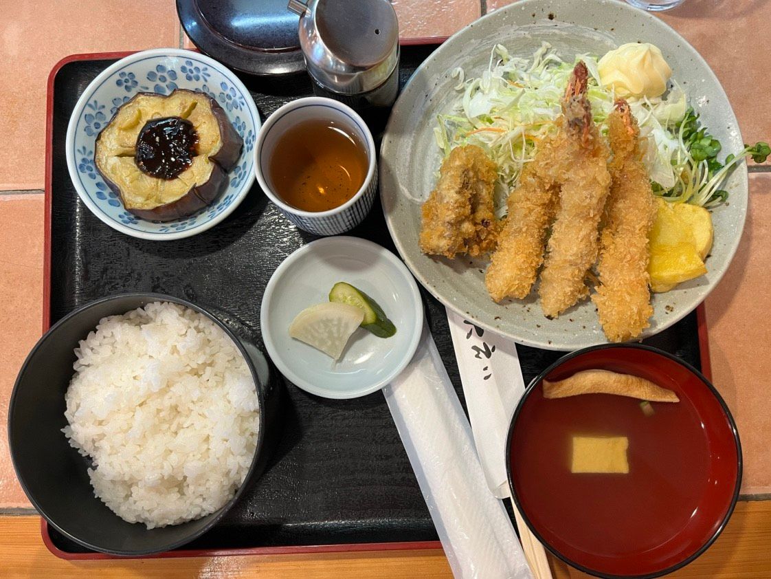 エビフライ定食
