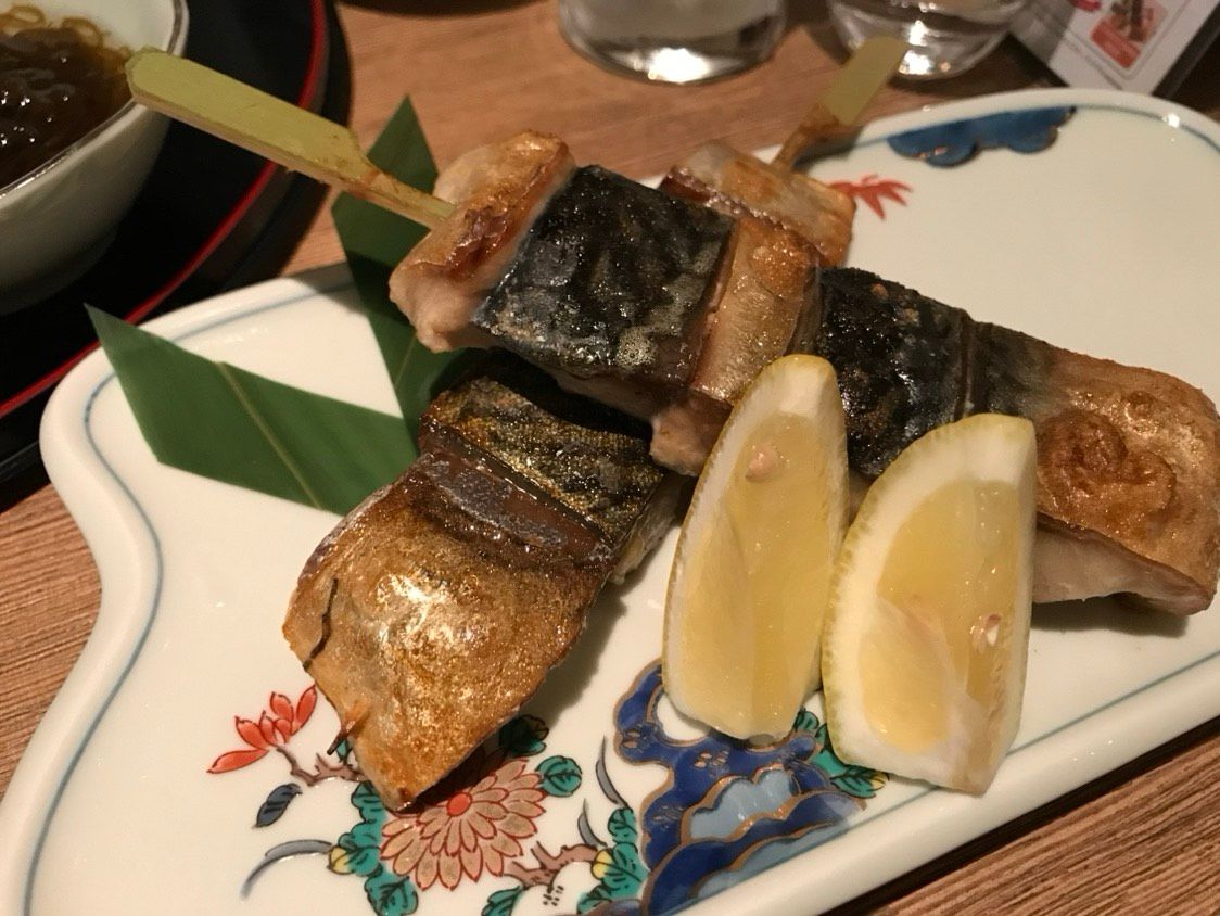 銀サバの串焼き