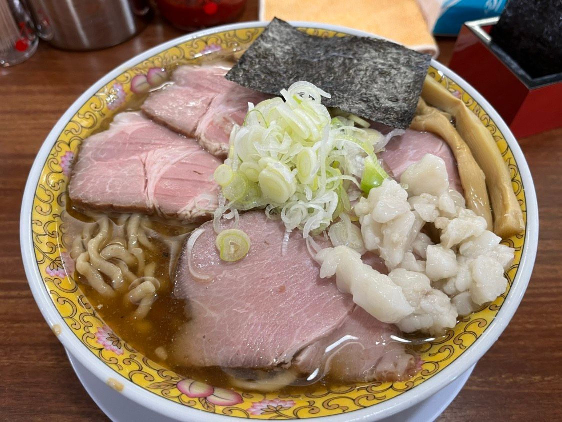煮干しチャーシューメン（身入り）