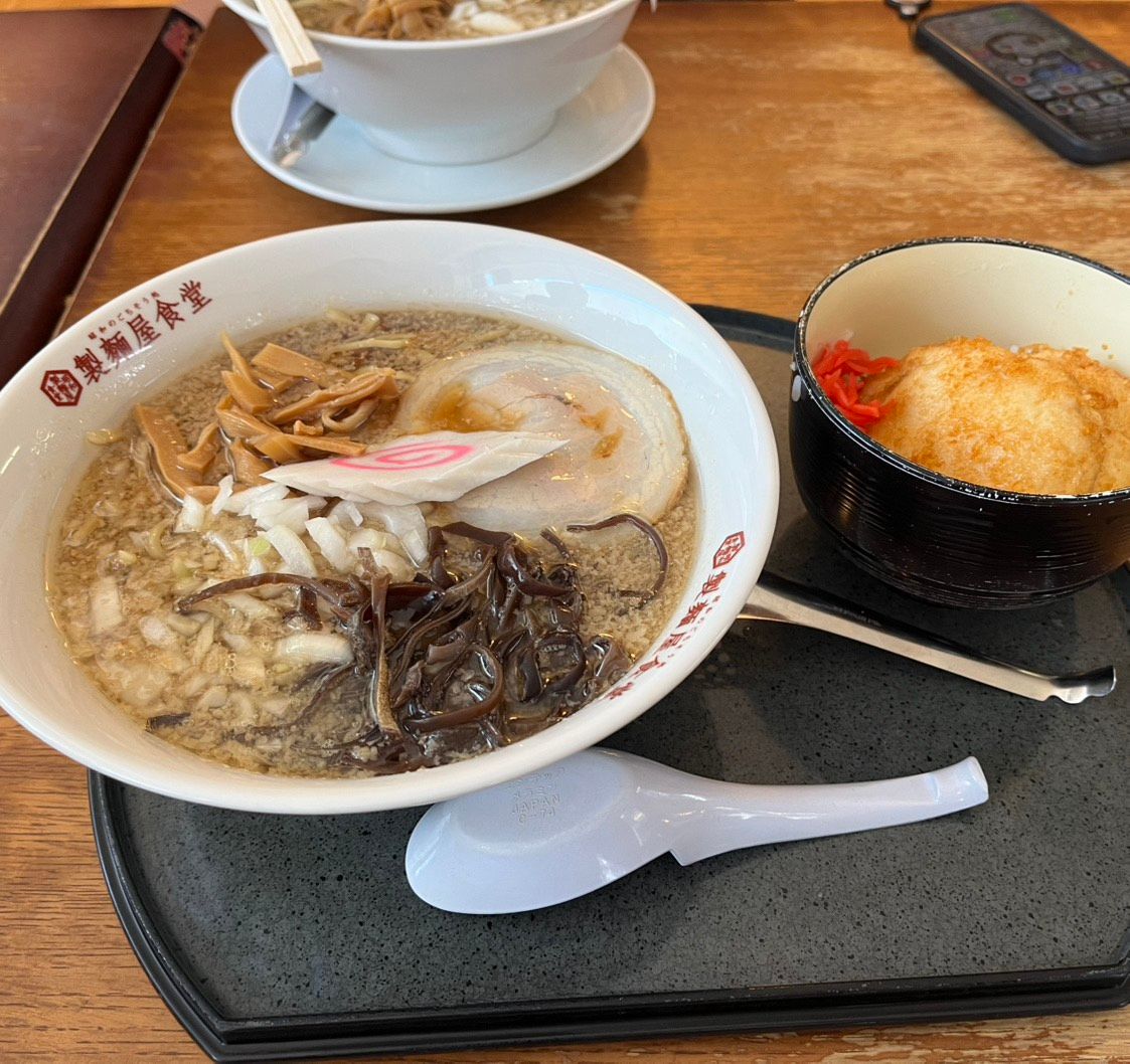 背脂らぁめん タレカツ丼セット