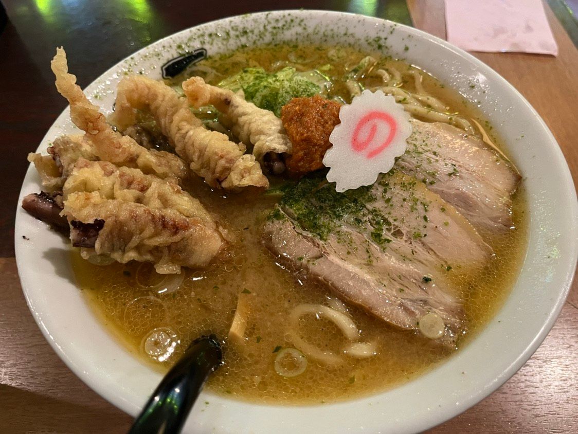 げそ天みそらーめん