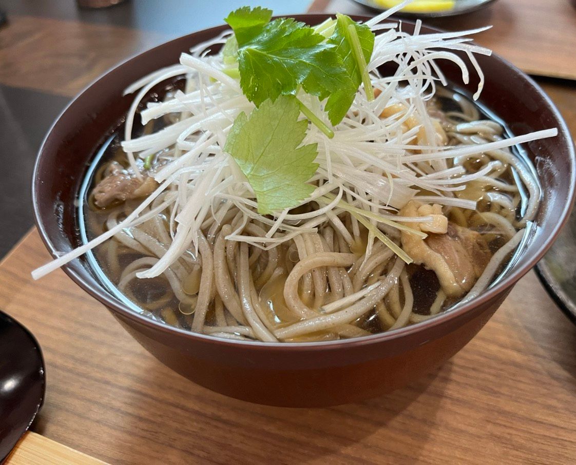 冷たい肉そば