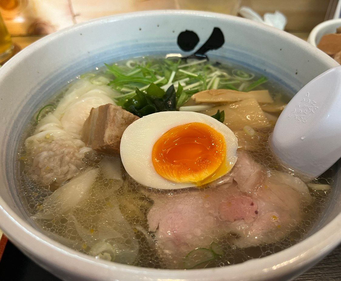 海老ワンタンメン(ゆず塩)