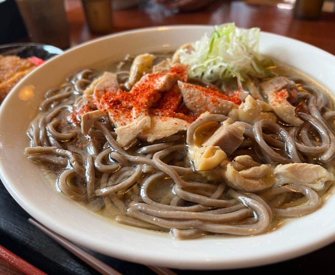 冷たい肉そば