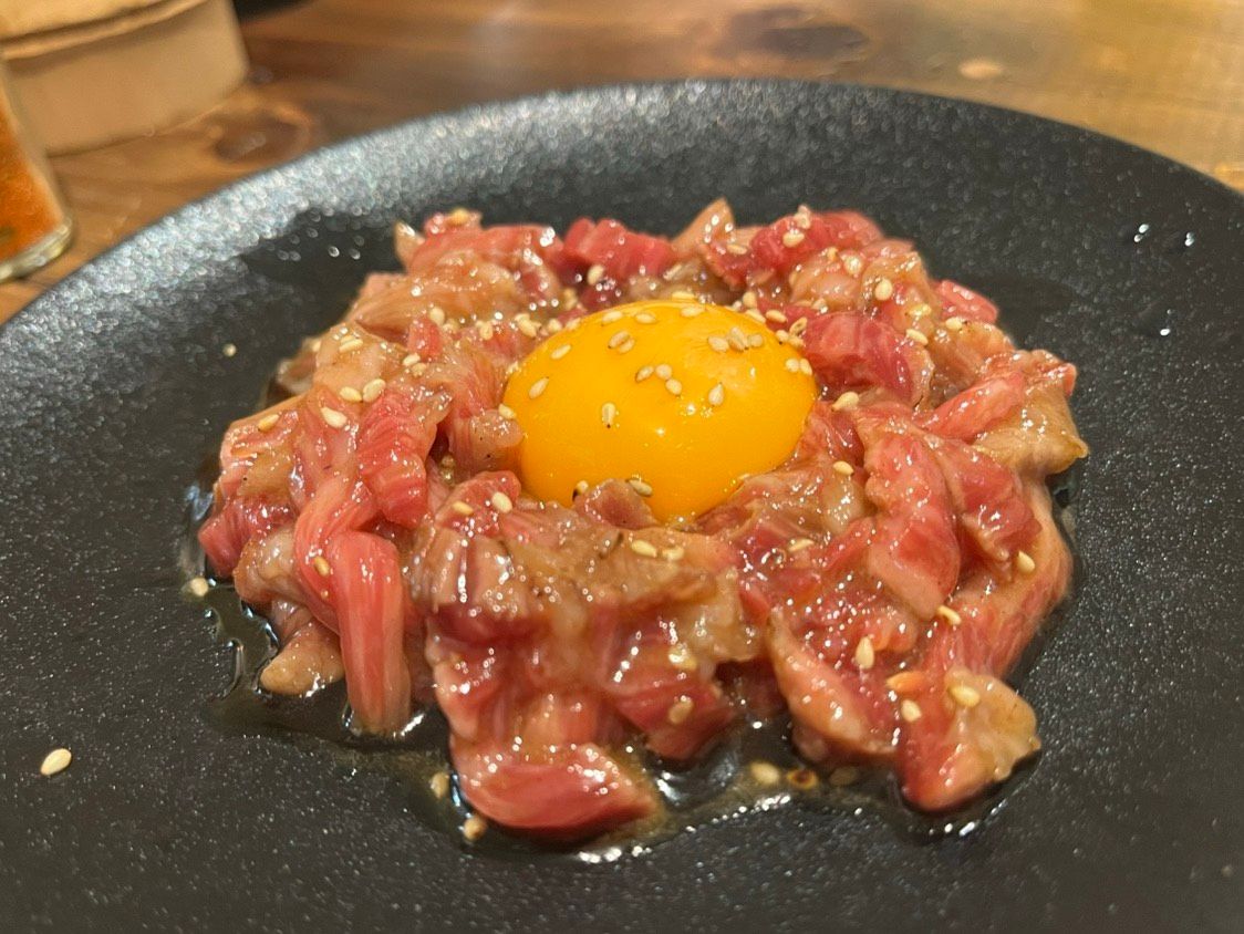 山形牛たたきユッケ