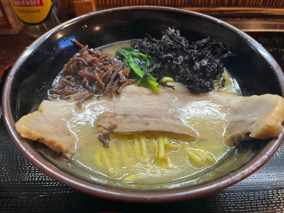深夜限定家系磯塩ラーメン