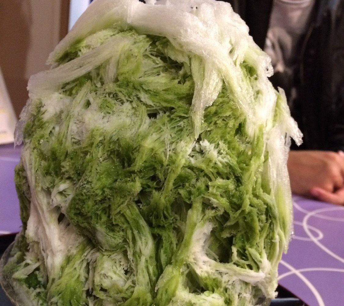 かき氷(抹茶みつ)