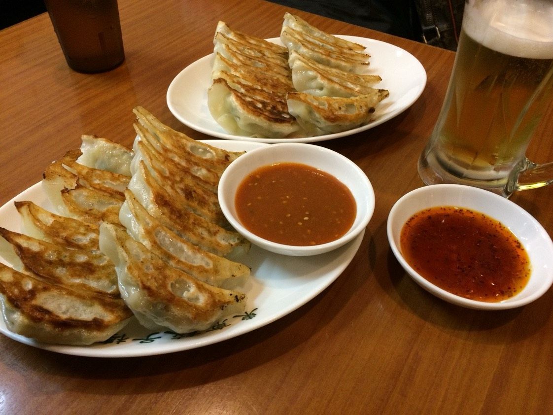 焼き餃子店しそ餃子