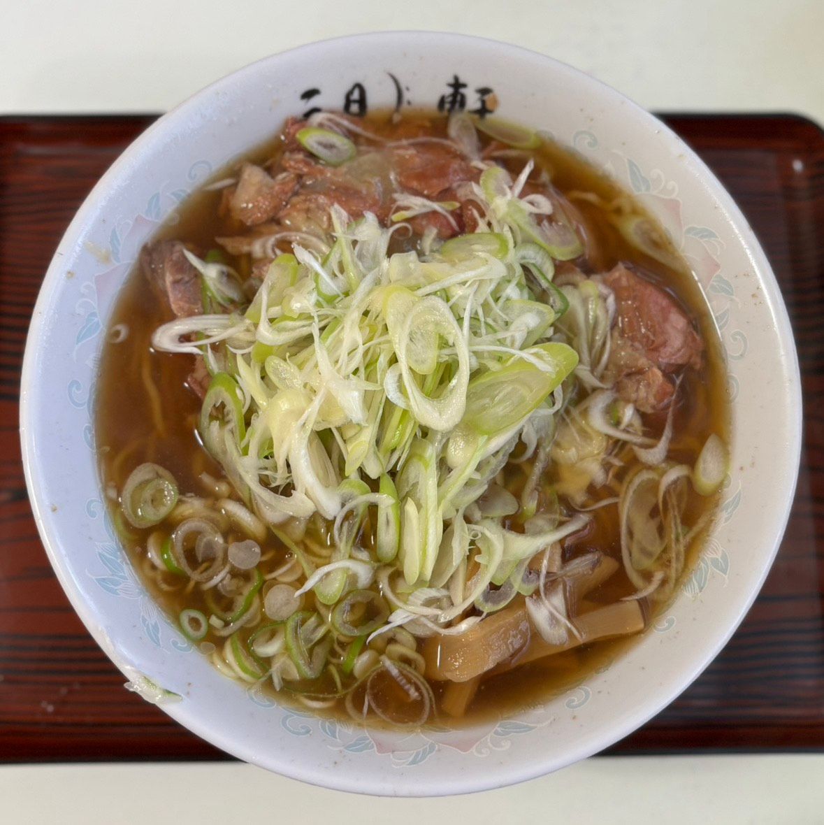 とろ肉ラーメン＋笹切りネギ