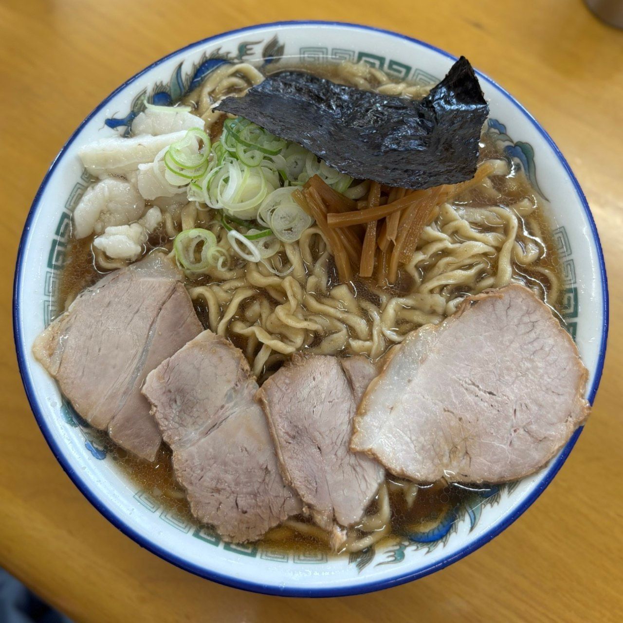 中華そば大盛(全部普通・身入り)