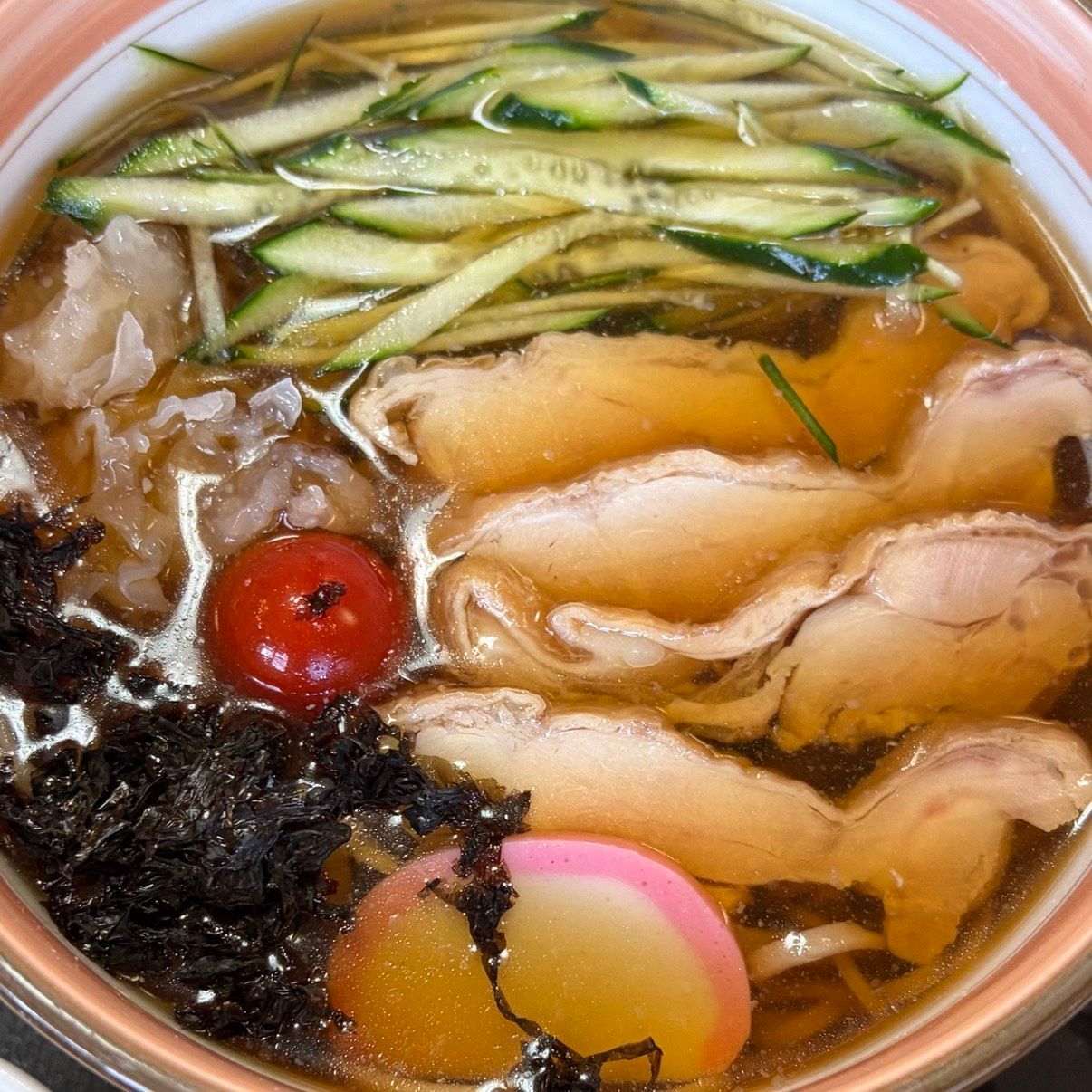 冷たい肉そば