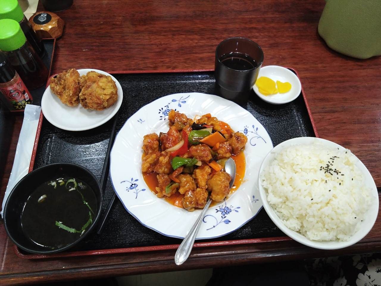 酢豚定食