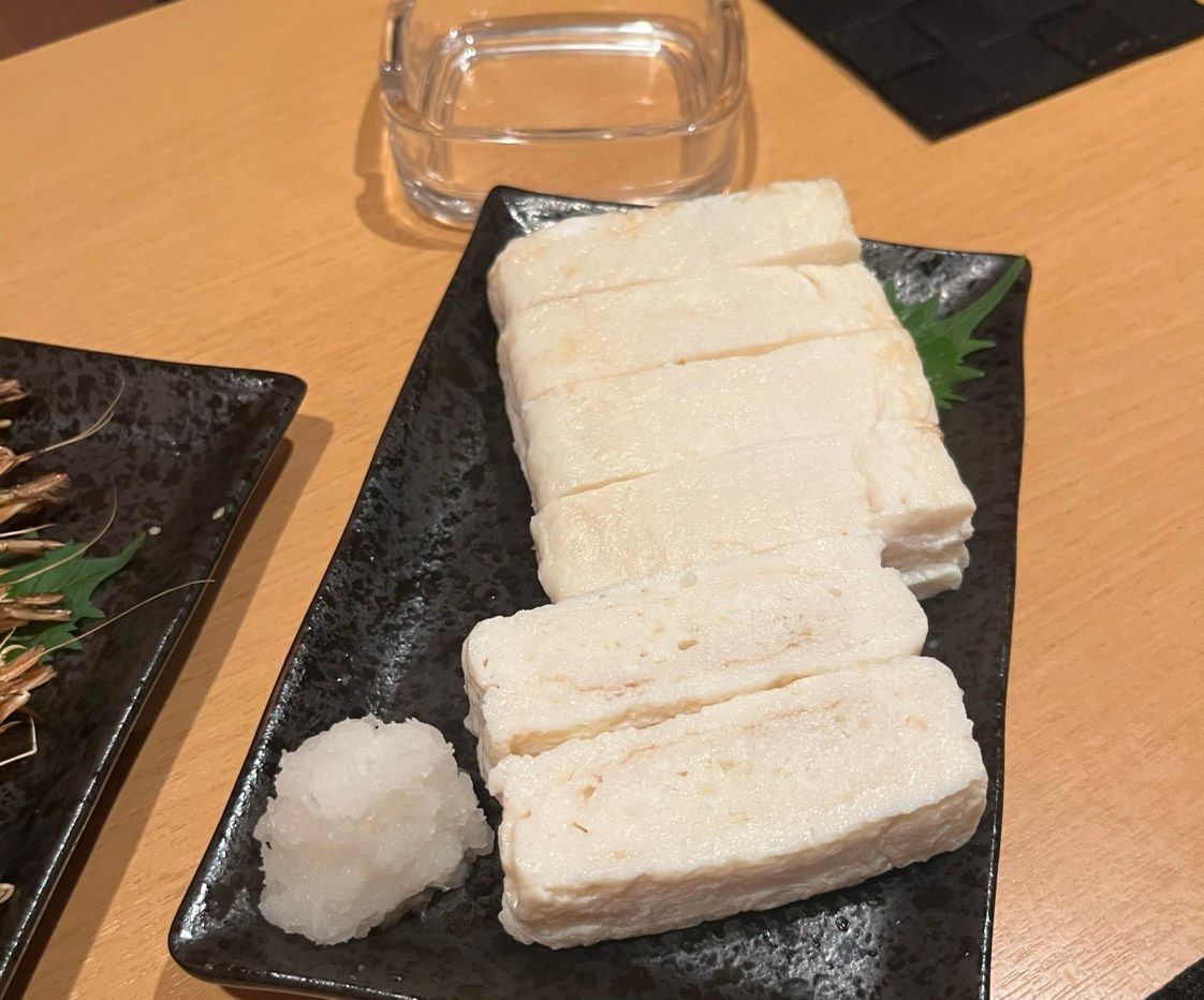 白い玉子焼き