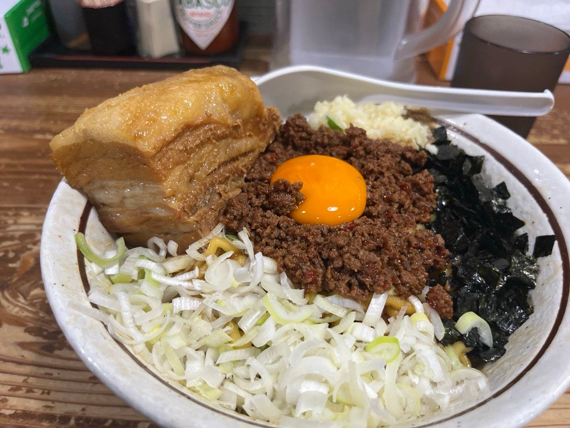 トロ豚まぜそば