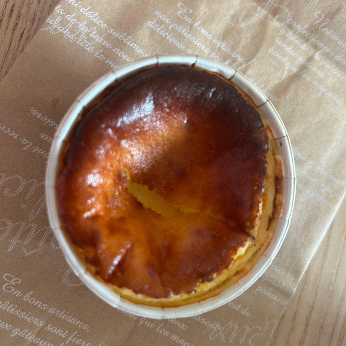 ミニバスクチーズケーキ