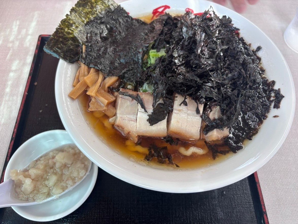 ラーメン岩のりトッピング