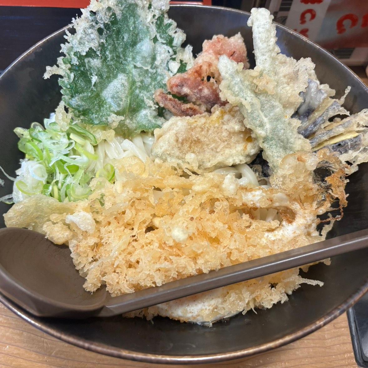 ぶっかけ天玉うどん二玉