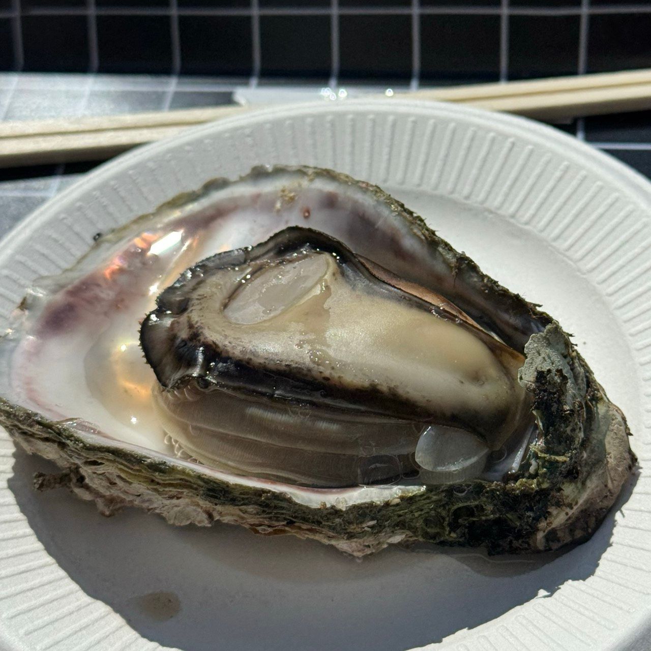 天然岩ガキの浜焼き
