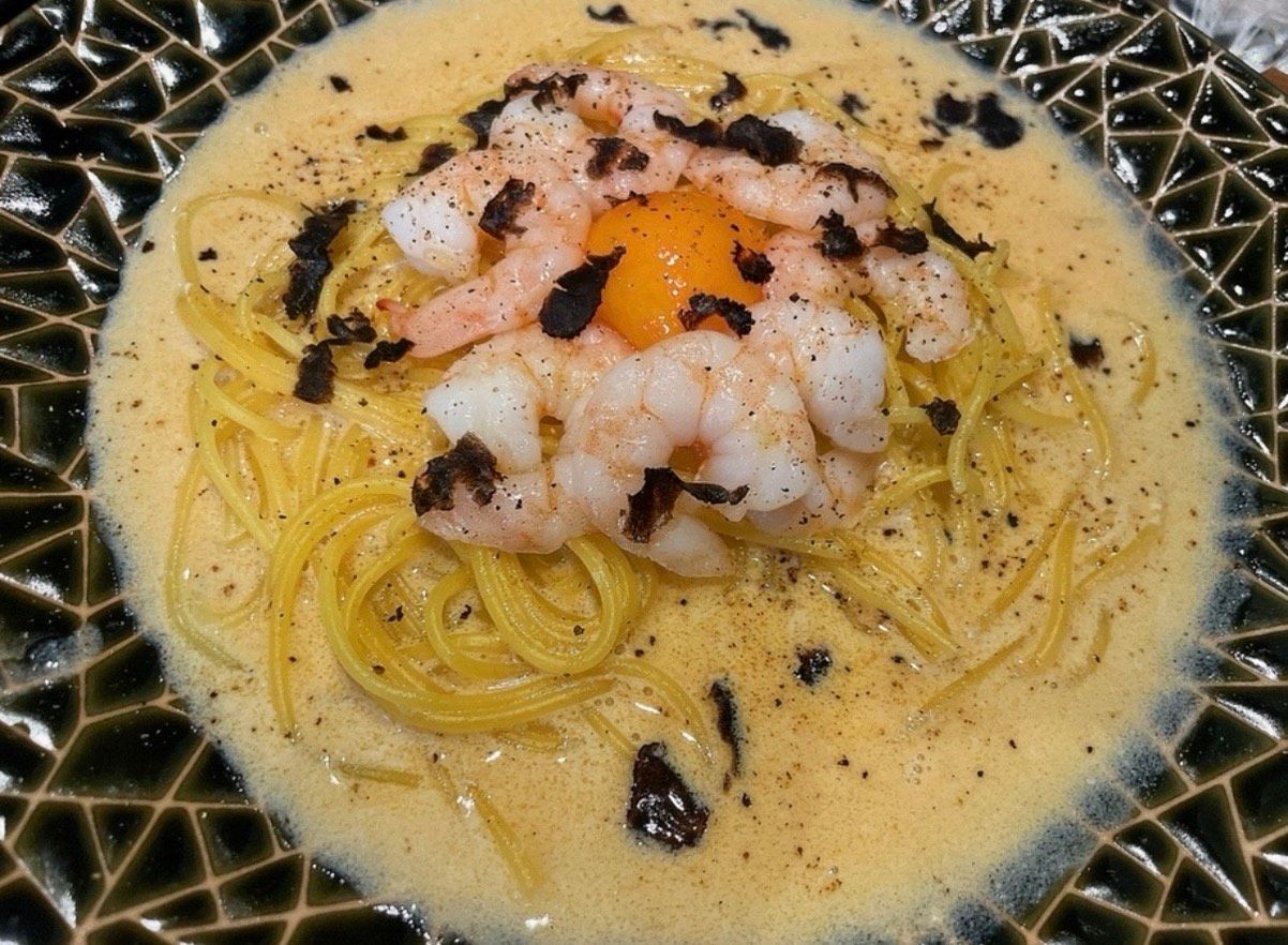 濃厚海老ボナーラ