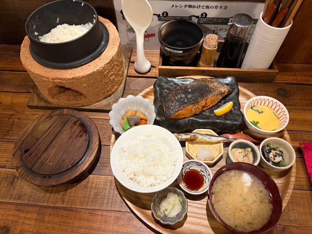 銀鮭定食