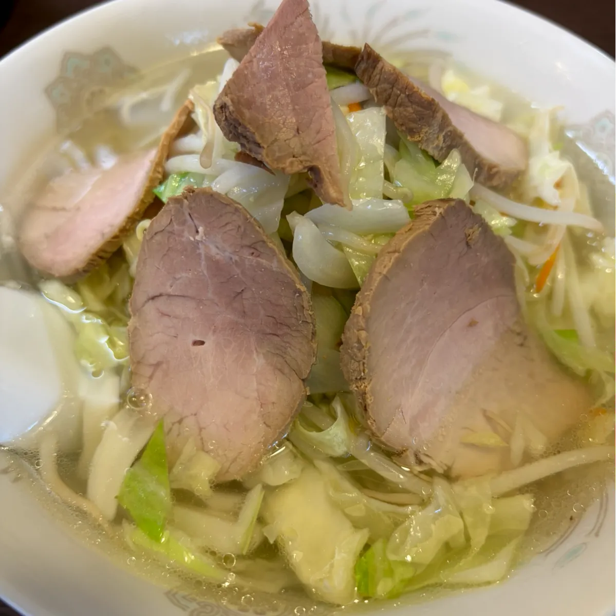 タンメン大盛+焼豚